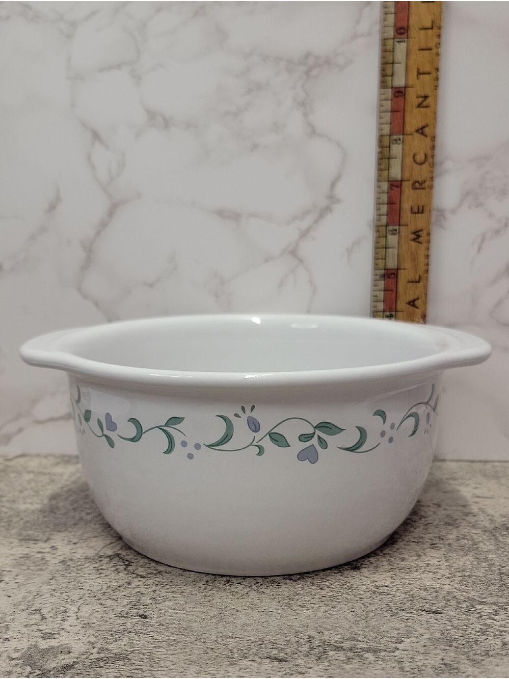 Vintage Corelle Corning Country Cottage Casserole Dish 1.5 Qt - Picture 5 of 7